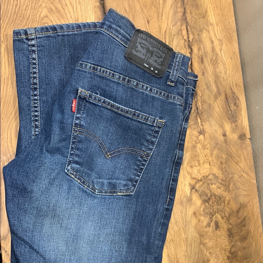 Levi’s Classic Blue Denim 511 Performance Jeans women sz 16